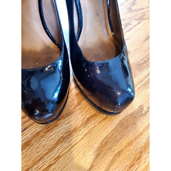 Lot of 2 Womens High Heel Pumps Leopard Print & Black Patent 5-Inch Heels Size 9 - Picture 6 of 16
